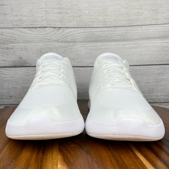 Kizik Men’s Lima Eggshell White Hands Free Slip In Shoe Sneaker Size 11 Wide main image 8